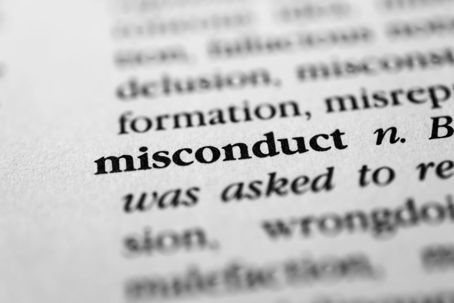 Misconduct text